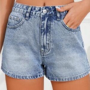 SHEIN frenchy summer casual Jean shorts
